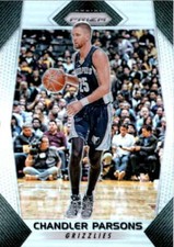 2017-18 Panini Prizm Silver Prizm #206 Chandler Parsons  Memphis Grizzlies
