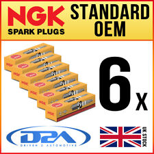 6x NGK BKR6EKE Standard Spark Plugs For SMART CITY-COUPE 0.6 12/99-->05/03