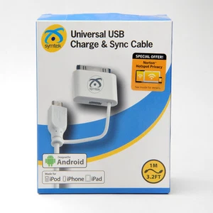 Universal USB Charge and Sync Cable - For Both PC and Mac - Picture 1 of 1