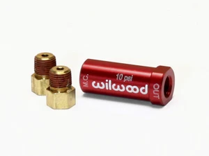 Wilwood Residual Pressure Valve - New Style w/ Fittings - 10# / Red - Bild 1 von 1