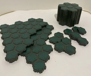 Heroscape Ricambio Terreno Misto 24, 7, 3, 2, 1 Piastrelle Erba Palude - Foto 1 di 2