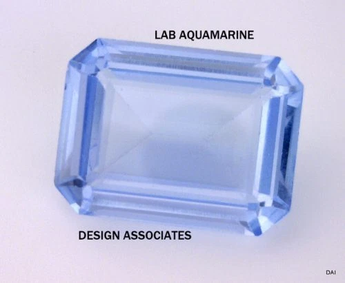 ИСКУССТВЕННЫЙ АКВАМАРИН 7 X 5 ММ ИЗУМРУД ОГРАНКИ ВЫДАЮЩИЙСЯ ЦВЕТ AAA - Изображение 1 из 1