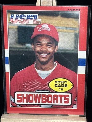 Mossy Cade  1985 Topps USFL - #67 (RC) - Image 1 of 2