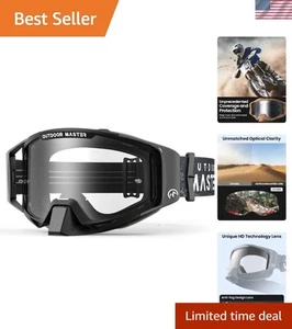 Mustang Off-Road Goggles with Adjustable Strap – Clear & Polarized Lens Choices - Bild 1 von 9