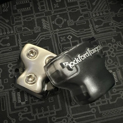 Rockford Fosgate Corrosion Resistant 1/0 AWG Distribution Block for Wires  RFD1  - Image 1 of 4
