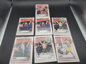 2021 Panini Chronicles Donruss UFC 7 Rated Rookie Lot! Spann, Vettori, Gane, Etc - Picture 1 of 7