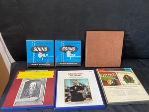 Tonband 518P 0,5 Mil 1800 Fuß Rohling Tonbandspulen mit AMPEX Musik Posten - Bild 1 von 16