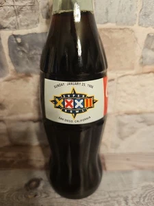 Super Bowl XXXII Jan 25, 1998 Coca-Cola bottle - Picture 1 of 9