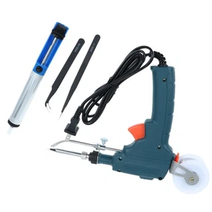 110 V Soldering Iron Tin Sucking Gun Desoldering Pump Kit Electronics - Picture 1 of 12