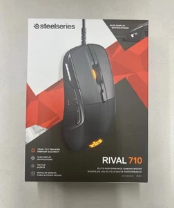 Steelseries Rival 710 M-00015 Black Wired USB Programmable Gaming Mouse - Afbeelding 1 van 3