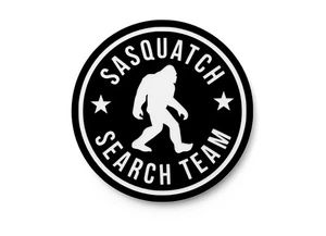Equipo de búsqueda de Sasquatch | Cartel divertido para el hogar o la oficina - Imagen 1 de 4