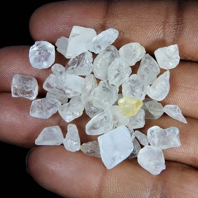 Piedra preciosa de cabujón áspera faceta topacio blanco 100 % natural 82,35 quilates. lote Foto 1 de 3