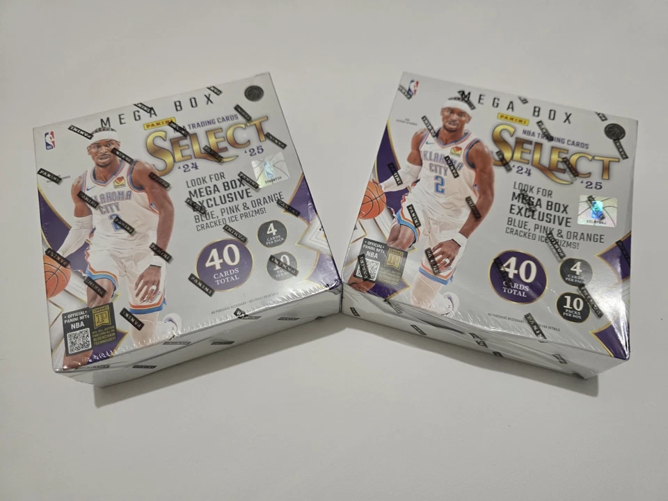 Mega caja Panini Select NBA 2024-25 NUEVA SELLADA DE FÁBRICA Lote de 2 Foto 1 de 1