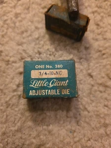 Greenfield GTD Little Giant No 380 Adjustable 3/4-10 NC Pipe Dies - Picture 1 of 3
