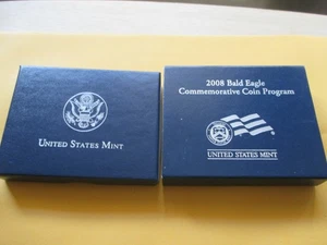 2008 $1 BALD EAGLE COMMEMORTIVE SILVER DOLLAR UNITED STATES MINT - Picture 1 of 7