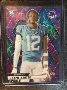 2025 Panini Mosaic - Travis Hunter #279 Purple Scope Prizm Image Variation (RC) - Picture 1 of 2