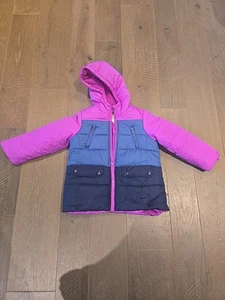 OSH KOSH B'GOSH NIÑAS 5-6 ABRIGO ACOLCHADO INVIERNO - Imagen 1 de 4