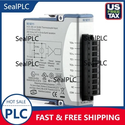 US Free TAX NEW NI NI-9211 NI9211 C Series Temperature Input. - Image 1 of 4