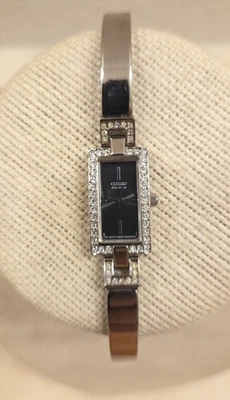 Reloj Brazalete Damas Citizen EG2380-57E Eco-Drive Silhouette Cristal Acento Foto 1 de 4