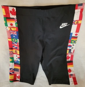 Pantalones cortos de compresión Nike Olympic Flag talla XL negros - Imagen 1 de 6