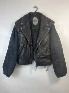 CHAQUETA DE CUERO DIESEL VINTAGE AÑOS 90 C-75 BICICLETA CÓSMICA SOLO LOS VALIENTES PARA HOMBRE TALLA L - Imagen 1 de 10