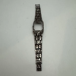 Sterling Nugget Watch Band No Watch Grams - Picture 1 of 17