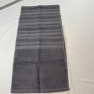 Pact Set 4 Asciugamani Bagno Cotone Biologico Lavabo Grigio Antracite - Foto 1 di 8