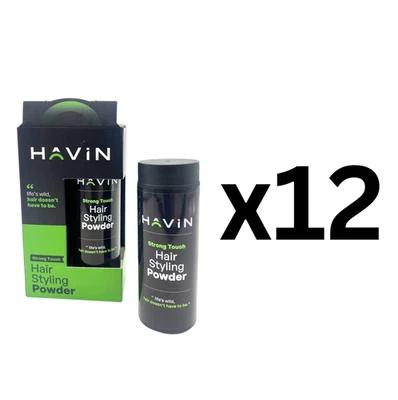 12x HAVIN Strong Touch Hair Styling Powder 20 gr Instant Texturizing Wax Men - Image 1 of 4