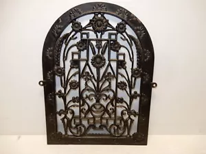 ANTIKER VIKTORIANISCHER ÄSTHETISCHER GUSSEISEN HEIZROST CA. 1875 - Bild 1 von 4