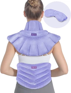 Microwave Heating Pads for Back Heated Neck Shoulder Wrap w/ Moist Heat Set of 3 - Picture 1 of 12