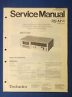 TECHNICS RS-M14 CASSETTE SERVICE MANUAL ORIGINAL FACTORY ISSUE REAL THING