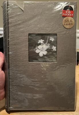 Álbum de fotos CD digital Pioneer, tela de seda, mancha en el interior bonito, verde oliva Foto 1 de 4