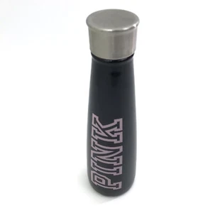 Victoria’s Secret PINK Sip by S’well 15 oz Insulated Aluminum Water Bottle BLACK - Picture 1 of 10