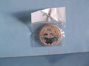 Botones de anime únicos desconocidos... Metal 2" de pelo rubio bigote y barba tipo - Imagen 1 de 5