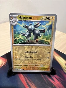 Magneton - 064/198 Scarlet & Violet Reverse Holo Common Pokemon - NM/MINT - Picture 1 of 2