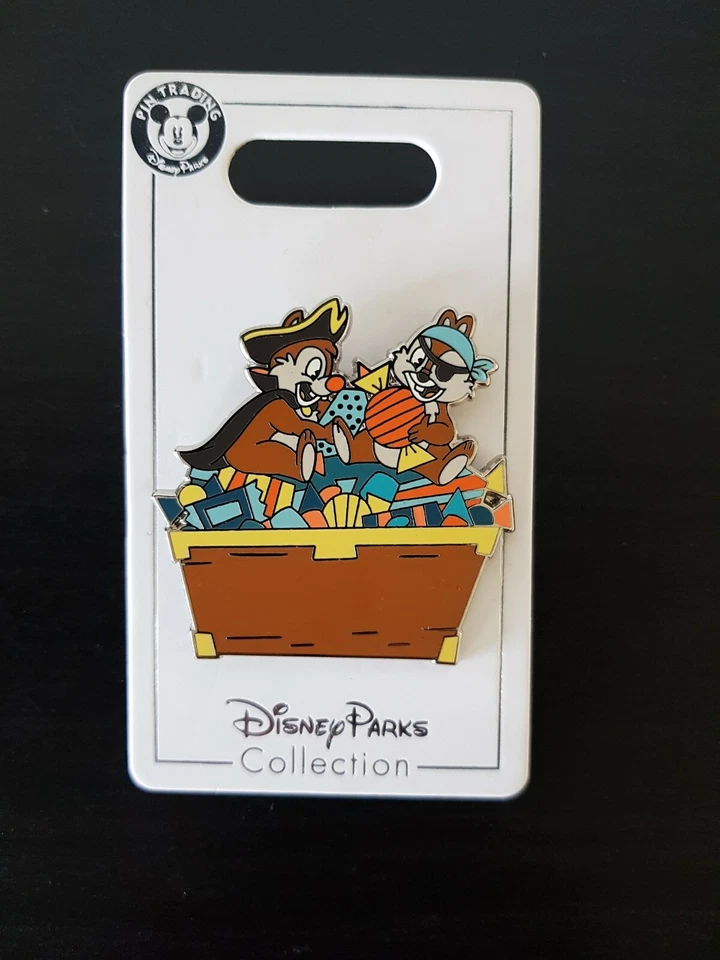 Disney Parks 2020 Chip & Dale Pirates Halloween Pin Candy Treasure Bounty -