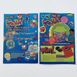Boo-Yah! Bounce Ball Promo Poster Rare Print Ads Aussie Toy Collectible Bundle - Picture 1 of 8