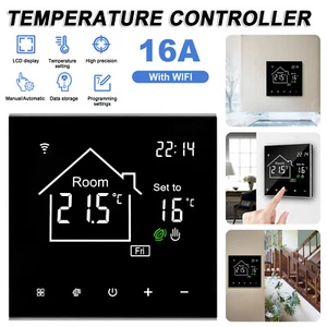 Wireless Digital Home WiFi Smart Thermostat, 7 Day Programmable Touchscreen 2024 - Picture 1 of 16
