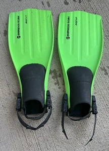 Sherwood Scuba Magnum Diving Fins Size Large Mens Green - Picture 1 of 9