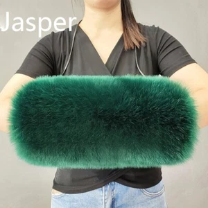Fluffy Plush Faux Fur Hand Muff Gloves Winter Warm Home Office Outdoor Warmer - Picture 1 of 27