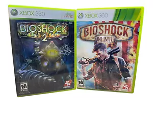 Xbox 360 BioShock 2 & Infinite Bundle – CIB Complete in Box, Tested - Picture 1 of 3