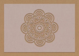 Grande fiore di giglio di loto mandala yoga stencil A4 A3 A2 pavimento artigianato centrino - Foto 1 di 1