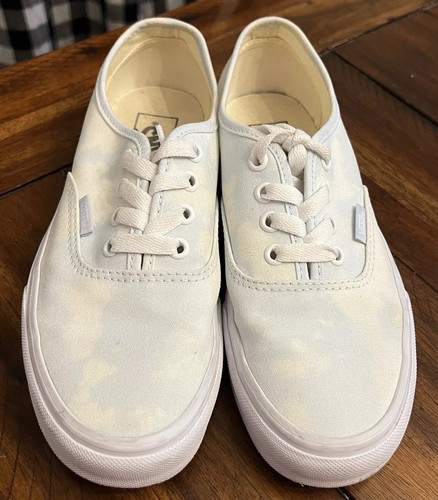 Scarpe stringate Vans Skate Authentic Bleach Wash in ballad blu donna taglia 7