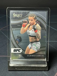 2021 Panini Select UFC Claudia Gadelha Octagonside Strawweight MMA #224 - Picture 1 of 2