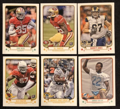 2013 Topps Magic Football Mini Parallel Cards Lot You Pick - Image 1 of 2