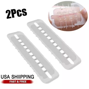 2pcs Wound Closure Strips Emergency Protection Zip Stitch Sutures Wounds US - Picture 1 of 11