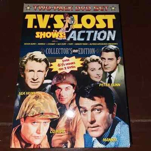 T.V.'s lost shows PETER GUNN SEA HUNT COMBAT DVD SLEEVE - Picture 1 of 2