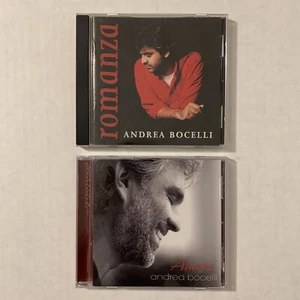 Lot Of 2 Andrea Bocelli CDs Romanza Amore Stevie Wonder Christina Aguilera  - Picture 1 of 9