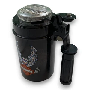 Harley-Davidson Biker Thermobecher mit Halter – Funomenon 1998 – Kult Becher - Bild 1 von 6