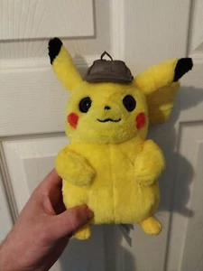 Detective Pikachu Plush Pokemon WCT Soft Toy | 9" - Picture 1 of 1